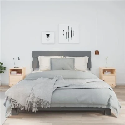 Afbeelding van Nachtkastje 40X34X55 Cm Massief Grenenhout 2 / Naturel