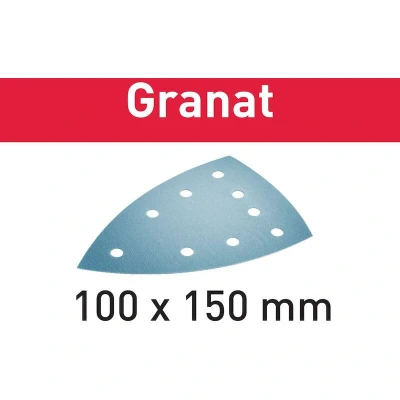 Afbeelding van Schuurblad delta 100x150mm Granat P180