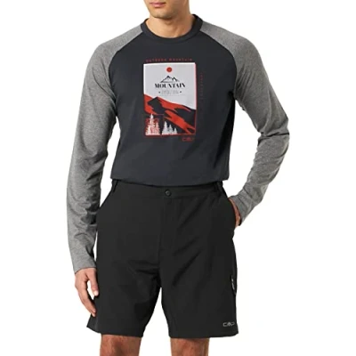 Afbeelding van Cmp Fietsbroek Heren Polyester Zwart Maat S