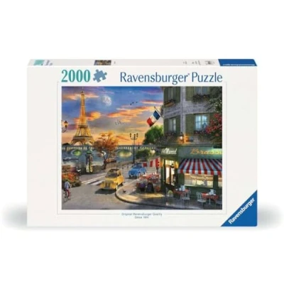 Image de Puzzle 2000 pièces Ravensburger Une soirée romantique à Paris