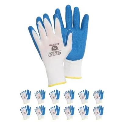 Afbeelding van PROFITOOL 0XREK0235/M Beschermende handschoen wit, blauw Nylon, PU (Polyurethaan) M