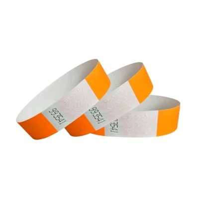 Afbeelding van CINTAPUNTO 1000 stuks tyvek instaparmbanden, identificatiearmbanden, festivalarmbanden, neonarmbanden, voor evenementen, veiligheid, feesten, scheurvast, 16 kleuren (neon oranje)