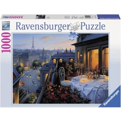 Afbeelding van Ravensburger Parijs Balcony hart puzzel balkon 1000 stukjes, 19410