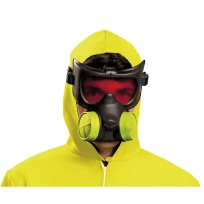 Afbeelding van Fiestas Guirca Verkleedmasker Gasmasker Latex Zwart One size