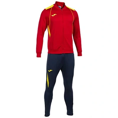 Afbeelding van Joma Championship VII Trainingspak, rood/geel/marineblauw