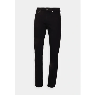 Afbeelding van Calvin Klein heren Slim fit tapered jeans met gekleurde wassing in de kleur Zwart, maat: W28/L32