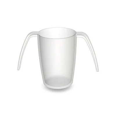 Afbeelding van Ornamin Beker met 2 handvatten 250 ml Transparant