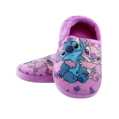 Afbeelding van Disney Lilo en Stitch pantoffels voor meisjes, pantoffel kinderen, pantoffels, kinderpantoffels, Paars.