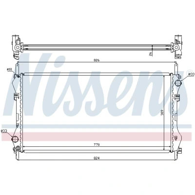 Afbeelding van Nissens Radiateur 62043A