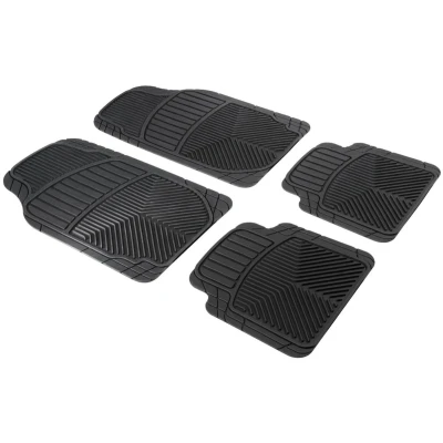 Afbeelding van WALSER 28063 Vloermatset Rubber, PVC voor en achter 4 zwart Universeel geschikt 710 (front), 420 (rear) 445
