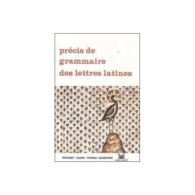 Image de Précis de grammaire des lettres latines
