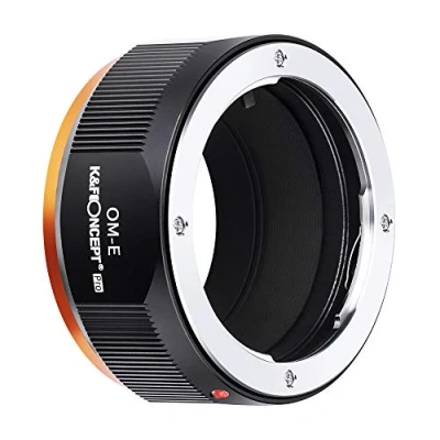 Afbeelding van K&amp;F Concept OM naar NEX adapter, handmatige lensbevestiging adapter met mat gelakt design, compatibel Olympus Zuiko Mount lens en Sony E camera&#039;s