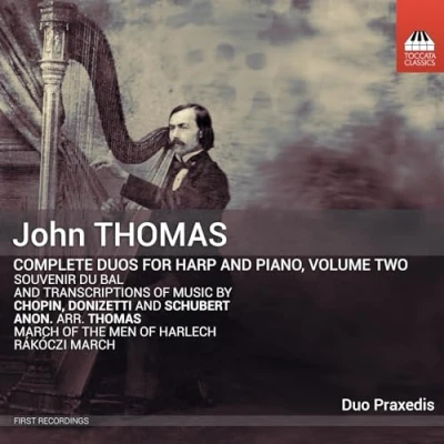 Afbeelding van Duo Praxedis Thomas: Complete Duos For Harp &amp; Piano, Vol. 2 (CD)