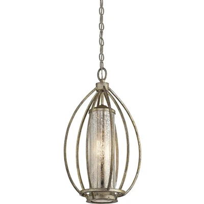Afbeelding van Kichler LED Pendelarmatuur Rosalie 1X E27 Max 60W Dimbaar Sterling Gold