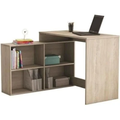 Image de Bureau d&#039;angle Dilan CAMIF Chêne Shannon