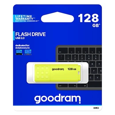 Afbeelding van USB stick GoodRam UME2 128 GB Geel