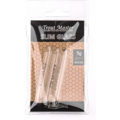 Afbeelding van Trout Master Slim Glass Weights (3 pcs) Maat : 4g