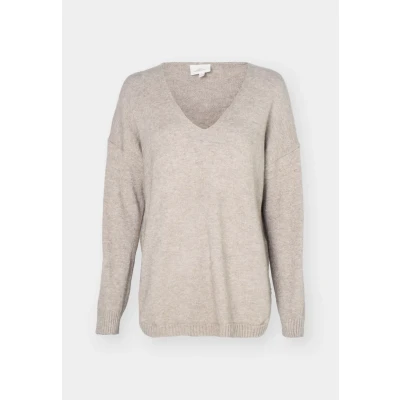 Afbeelding van ONLY CARMAKOMA CARCAMILLA V NECK L/S PULLOVER KNT NOOS Dames Trui Maat S