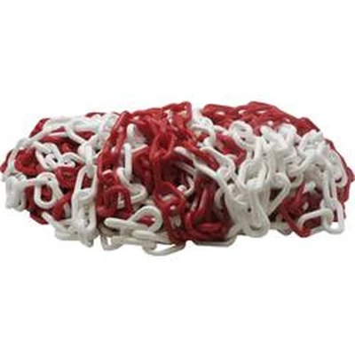 Afbeelding van VISO CBR801SBS Afzetketting Rood, Wit Polypropyleen 25 m