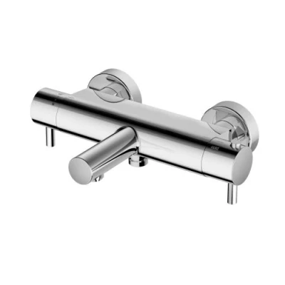Afbeelding van HotBath Buddy/Laddy badmengkraan badthermostaat Chroom
