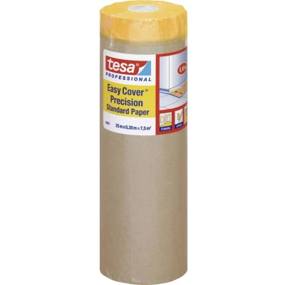 Afbeelding van tesa 04401 00000 00 Afdekpapier Easy Cover Oranje (l x b) 25 m 30 cm 1 stuk(s)