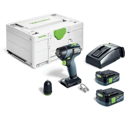 Afbeelding van Festool TXS 12 2,5 Plus Accu Schroefboormachine 12V 2.5Ah in Systainer 576873