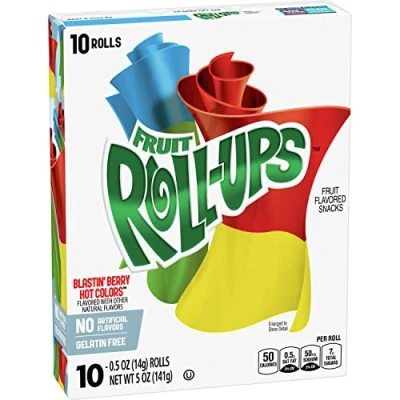 Afbeelding van Betty Crocker Fruit Roll Ups Blastin Berry 141 g