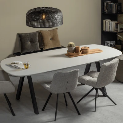 Afbeelding van Tablo tafelblad essen mist organisch 220x100 cm