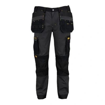 Afbeelding van DEWALT Albany Broeken voor heren, professionele werkbroek (1 stuk), Grijs/Zwart
