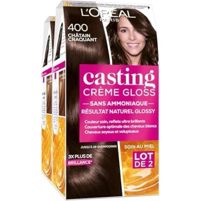 Afbeelding van L&#039;OREAL PARIS Casting Creme Gloss Kastanje nr. 400