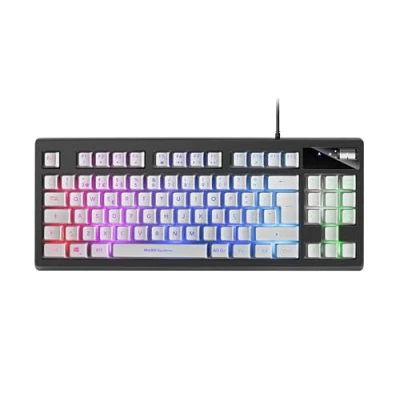 Image de Clavier Mars Gaming MKAXWPT Filaire QWERTY PT Noir