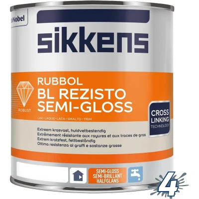 Afbeelding van Sikkens Rubbol BL Rezisto Semi Gloss 1 liter Houtverf
