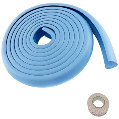 Afbeelding van TUKA 5 m Schuimvormige randbeschermers voor de veiligheid van je kinderen en baby&#039;s, extra dikke beschermranden, anti botsingsstrip, blauw, TKD7000 blauw