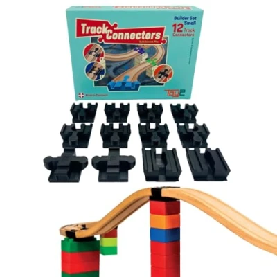 Afbeelding van Builder Set Small 12 Brio Duplo Adapters Treinbaanonderdelen Houten Treinbaan