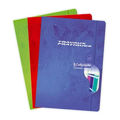 Image de Clairefontaine Cahier Travaux Pratiques Piqure 96p (seyes 70g+dessin) A4
