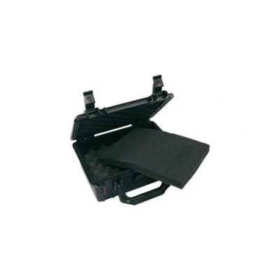 Image de Mallette pour appareils 206352 avec poignée de transport noir aluminium, bois