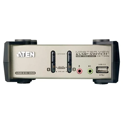 Afbeelding van Aten CS1732B USB KVM switch + hub 2 poorten