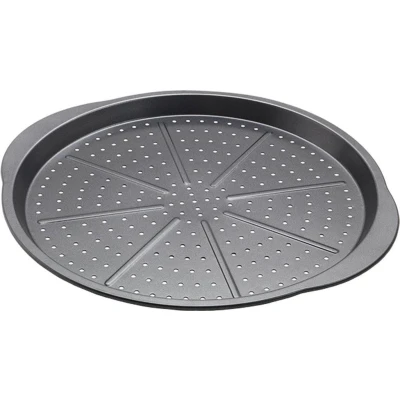 Afbeelding van Metaltex Dolceforno Pizzabakplaat 36x31.5x1.8 cm Zwart
