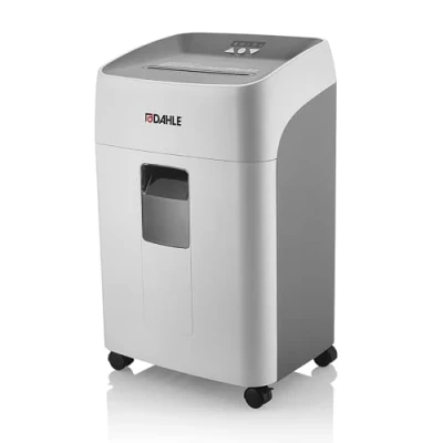 Afbeelding van Dahle 504P DESKSIDE, P 5 Papierversnipperaar 15 vellen Cross cut 2 x mm 40 l Ook geschikt voor Paperclips, Creditcards