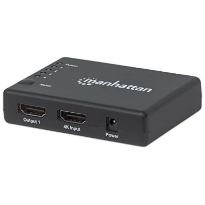 Afbeelding van Manhattan 207706 4 poorten HDMI splitter 4096 x 2160 Pixel Zwart