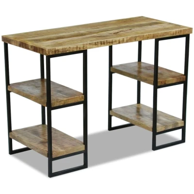 Afbeelding van Bureau 110x50x76 cm mangohout