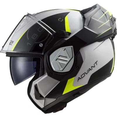 Afbeelding van LS2 FF906 Advant Codex White Black Modular Helmet L Maat Helm