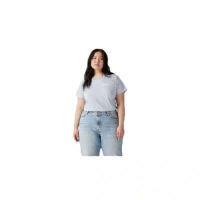 Image de Levi&#039;s Femme T ShirtPlus Size Perfect Tee, Holmes Floral Bw Fill Kentucky Blue, XL Grande taille