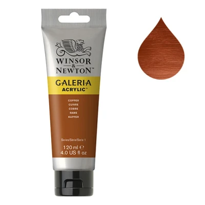 Image de Winsor &amp; Newton Galeria peinture acrylique (120 ml) 214 cuivre