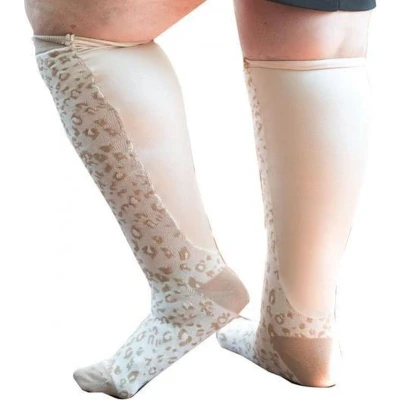 Afbeelding van Able2 Xpandasox Luipaard wit 35 41