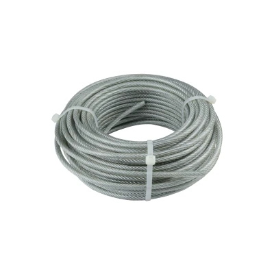 Afbeelding van Staalkabel verzinkt PVC 3 5 mm Bundel 25 meter
