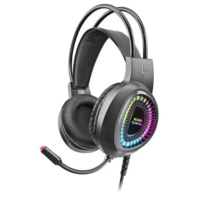 Afbeelding van Hoofdtelefoon met microfoon Mars Gaming MH122 Zwart 1,8 m