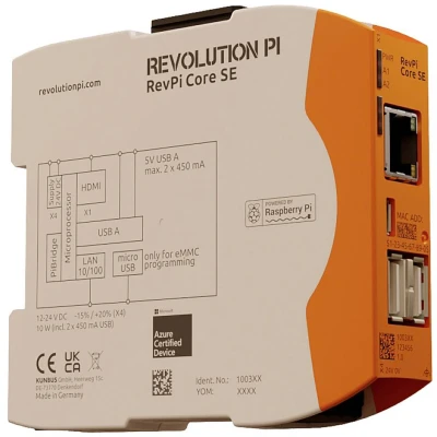 Afbeelding van Revolution Pi by Kunbus RevPi Core SE 32 GB PR100367 PLC aansturingsmodule 24 V/DC