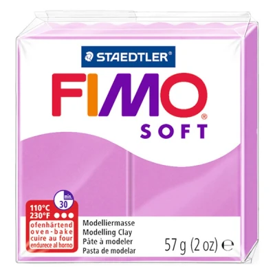 Image de Staedtler pâte a modeler fimo soft 56g rose lavande