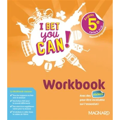 Image de I Bet You Can! Anglais 5e (2018) Workbook
